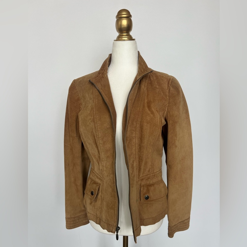 Eddie Bauer Seattle Brown Suede Women's Jacket
